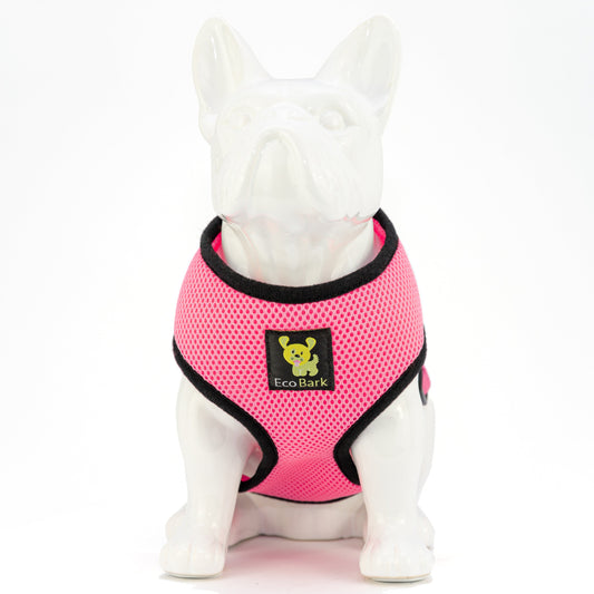 EcoBark Bubblegum Pink Dog Harness - Over-the-Head Dog Vest