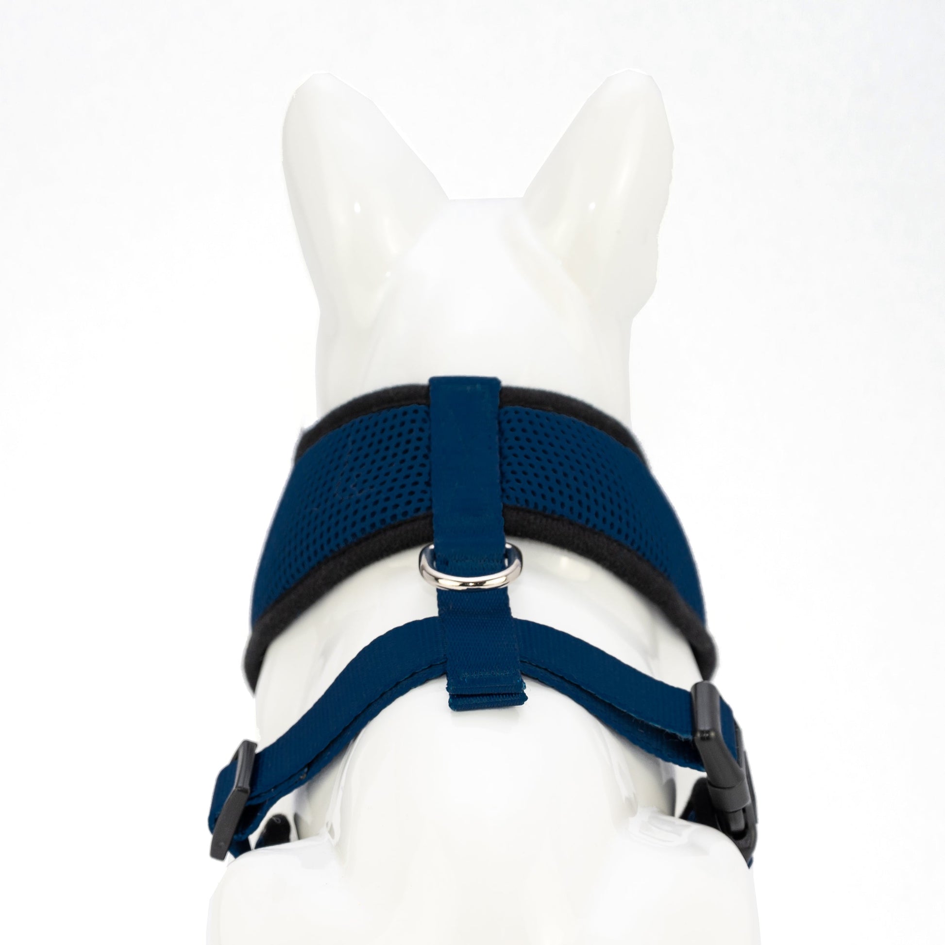 Dog Harness EcoBark Navy Harness Over-the-Head Soft Mesh - gallery product image for dog harness