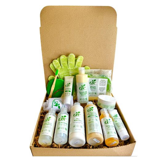 ReNewedPet complete home pet grooming kit with shampoos, conditioners, and grooming tools for all pet care needs