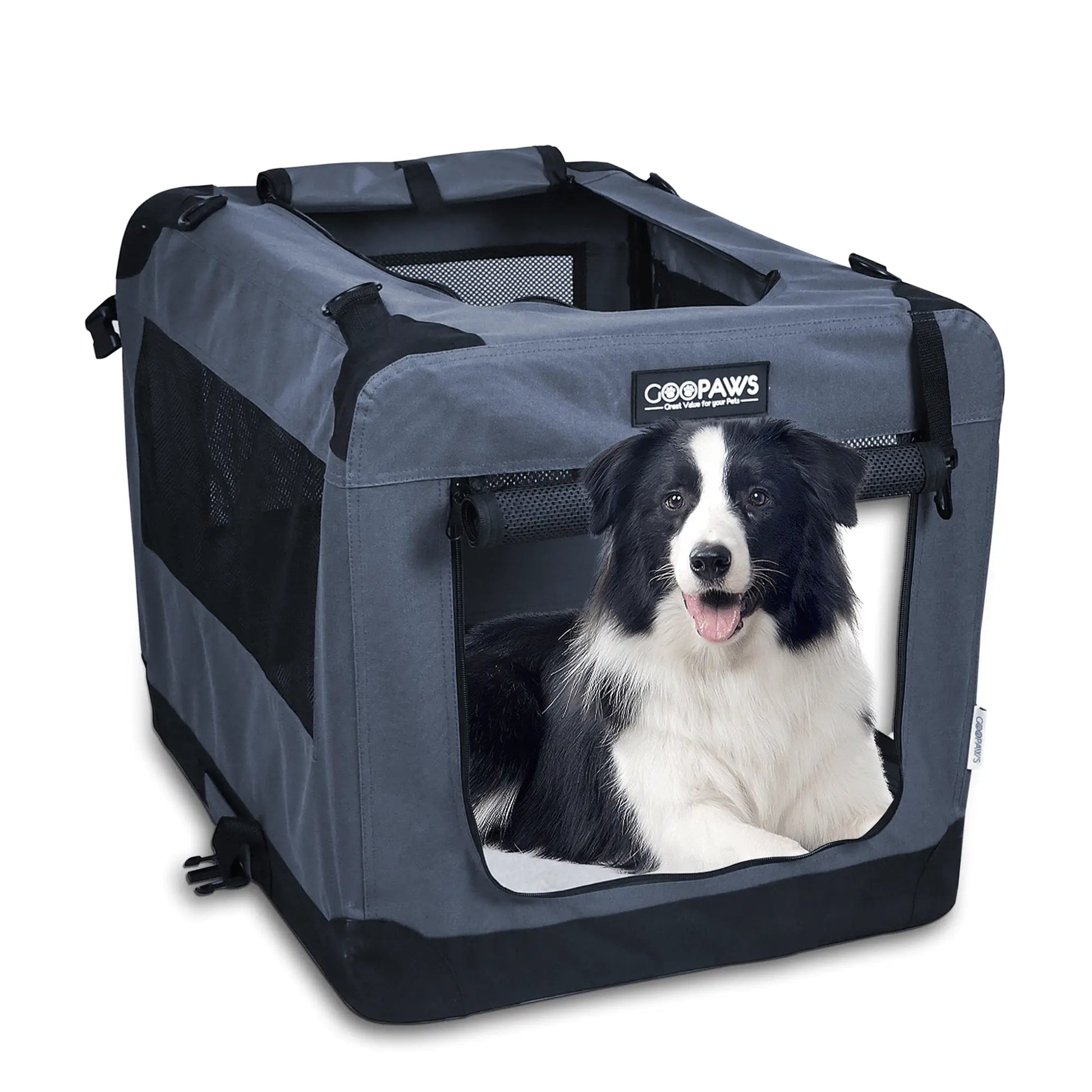 Purrfect Pet Kingdom Portable Dog Crate for Travel Purrfect Pet Kingdom