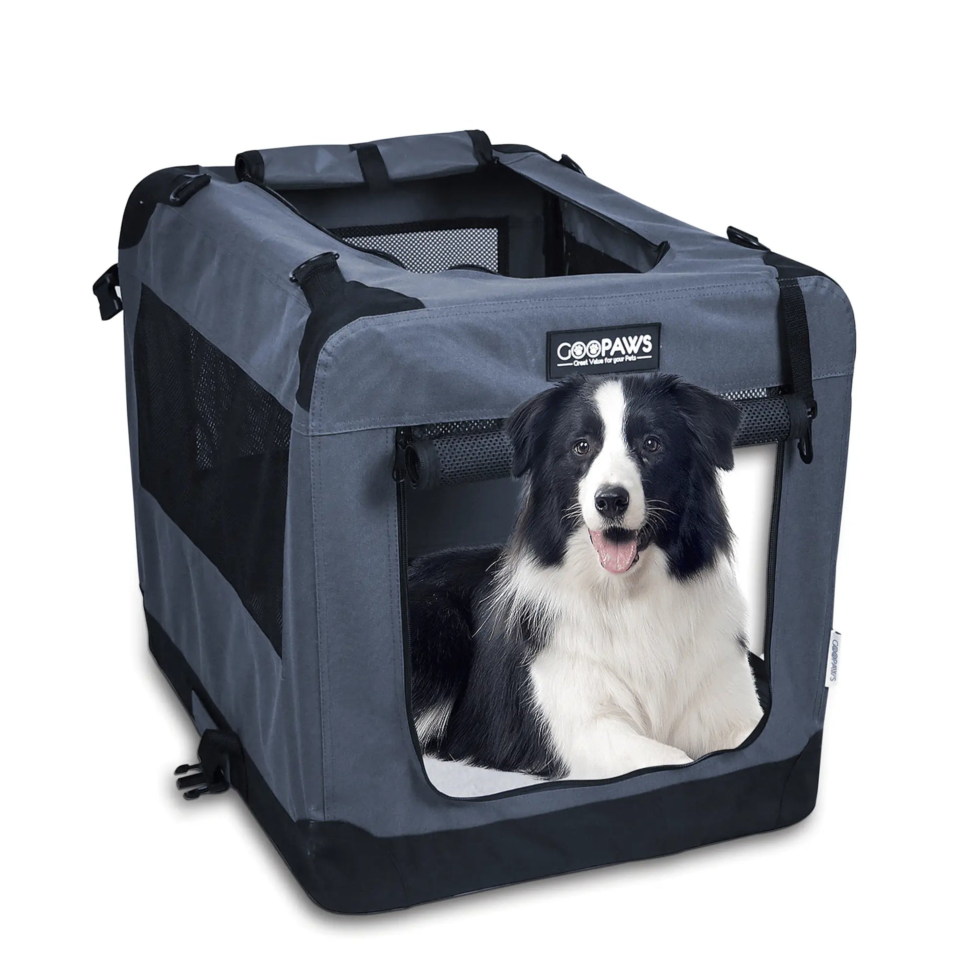 Purrfect Pet Kingdom Portable Dog Crate for Travel Purrfect Pet Kingdom