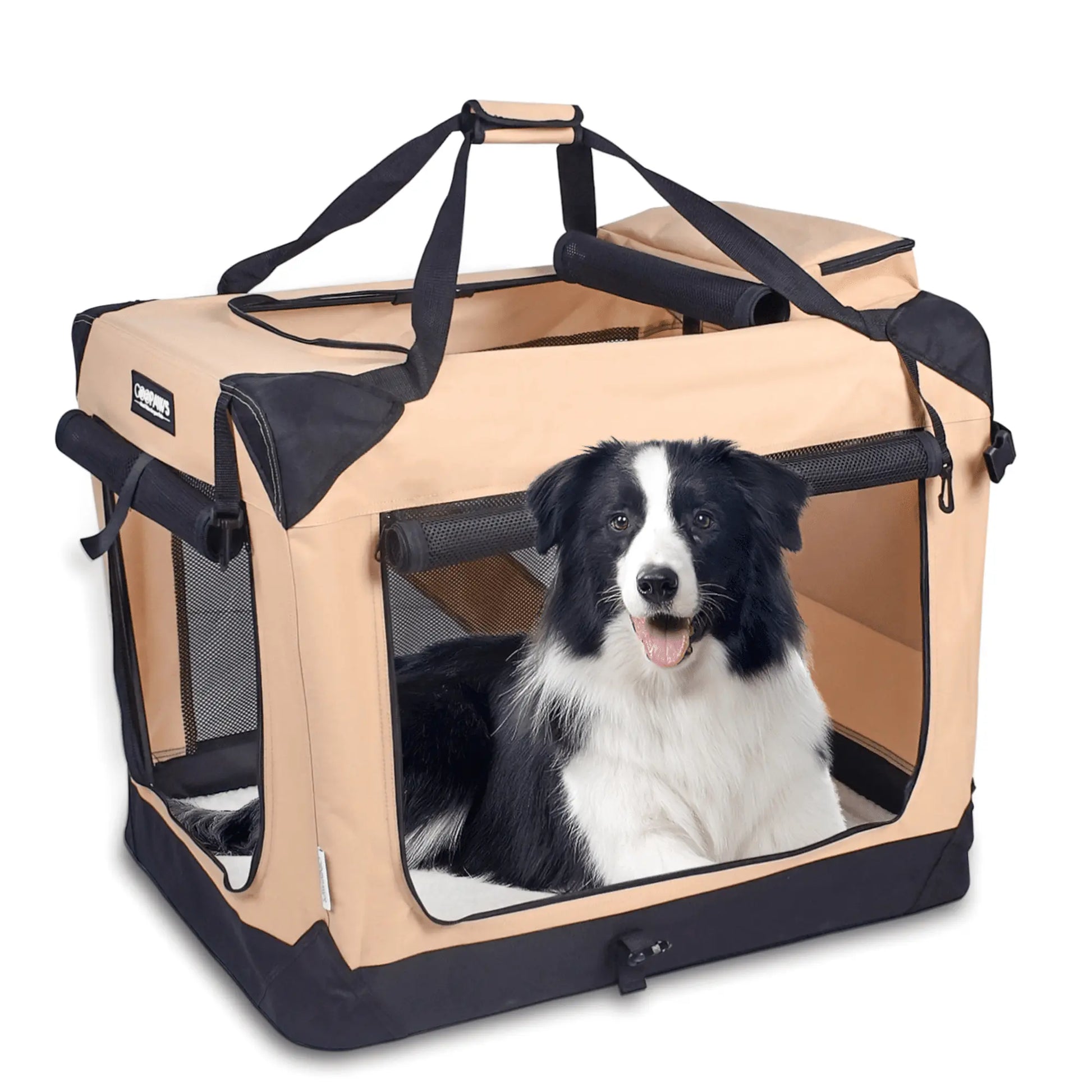 Purrfect Pet Kingdom Portable Dog Crate for Travel Purrfect Pet Kingdom