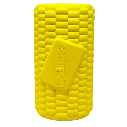 Corn on the Cob Dog Toy - Durable Rubber Treat Dispenser |