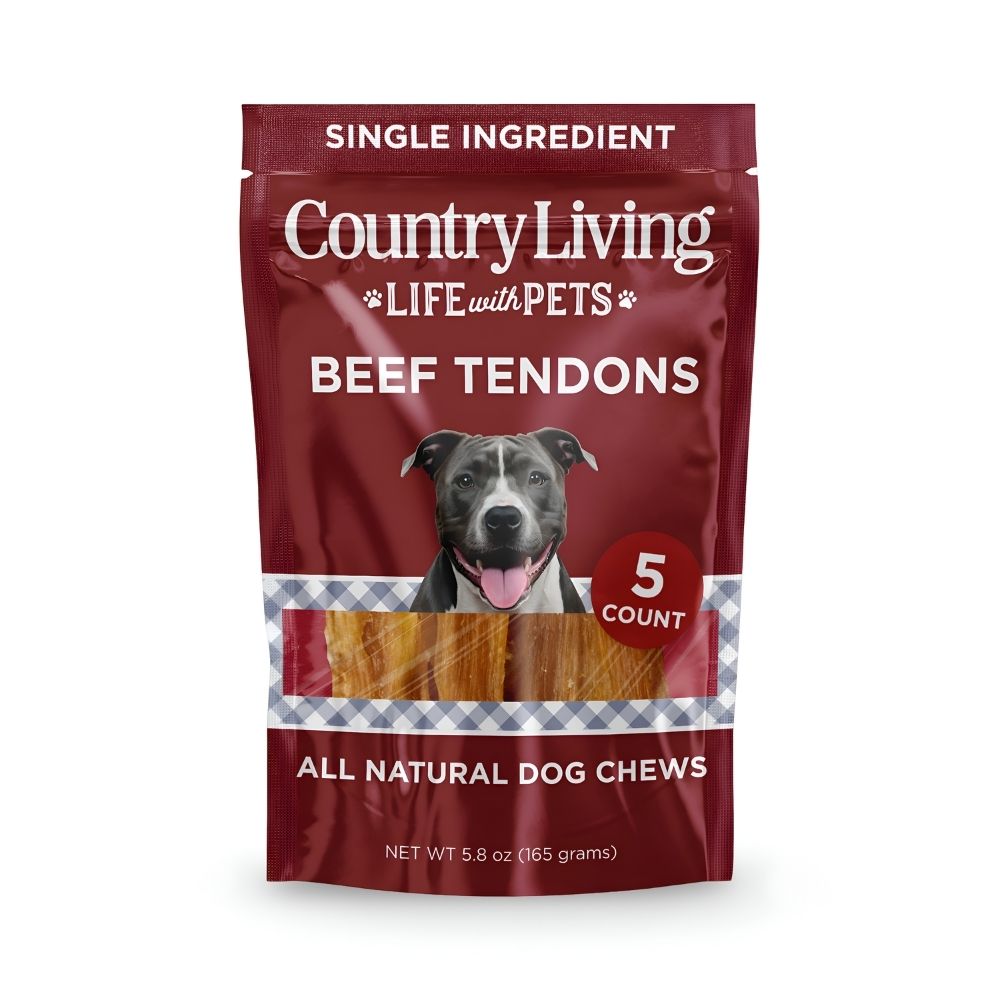Dog Treats Country Living 4-7 Beef Backstrap Tendon Chews - detail product image for dog treats