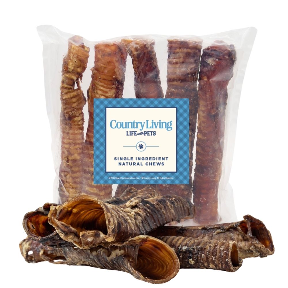Country Living All-Natural Beef Trachea Dog Treats,