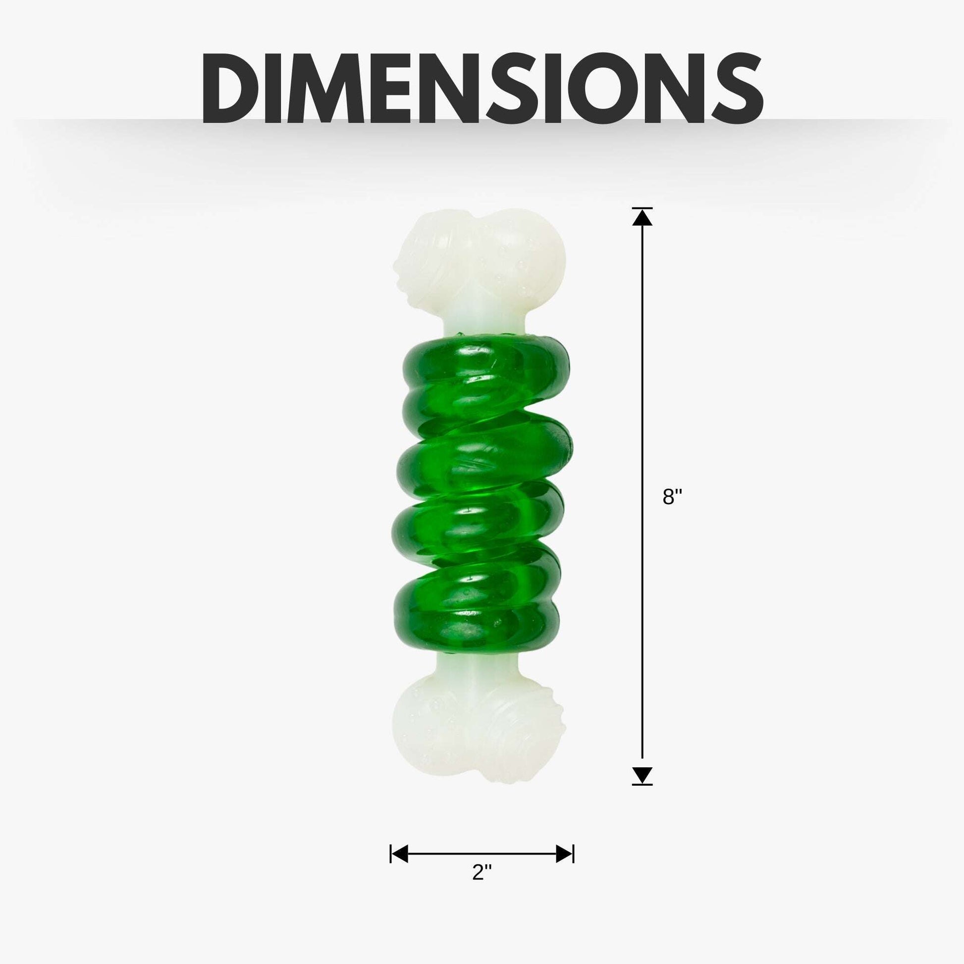 Country living dog toy orange green in a fun bone shape, designed for active playtime and chewing.