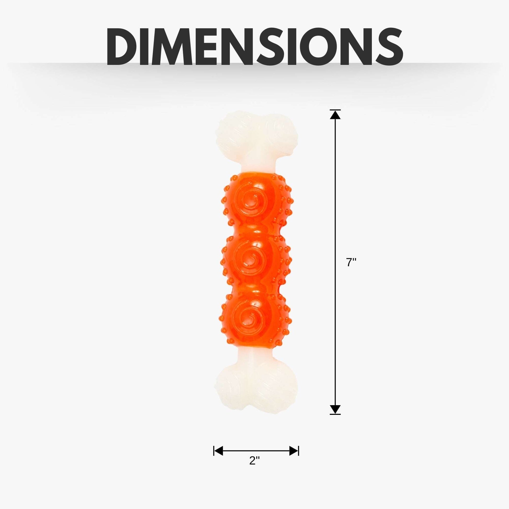 Country living dog toy orange green in a durable design, perfect for outdoor playtime activities