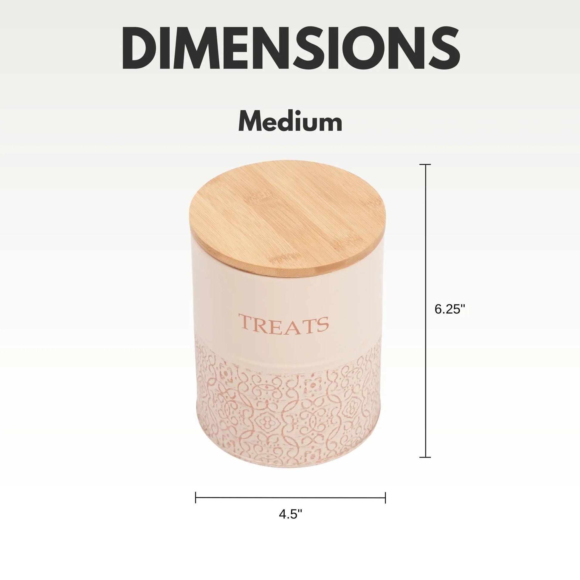 Set of 2 Country Living Dog Treat Canisters by American Pet Supplies, stylish carbon steel jars in vibrant colors, perfect...