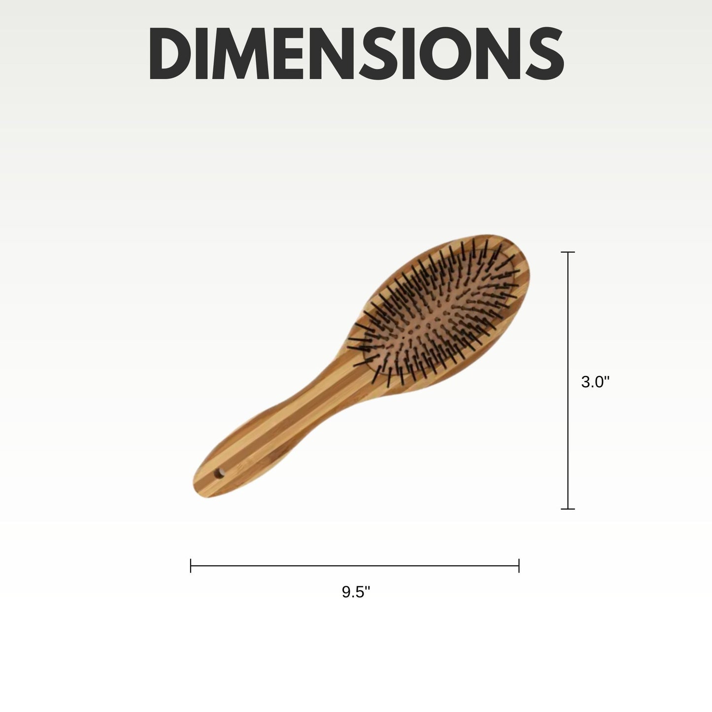 Durable bamboo dog brush for shedding, featuring a natural wood design and effective bristles