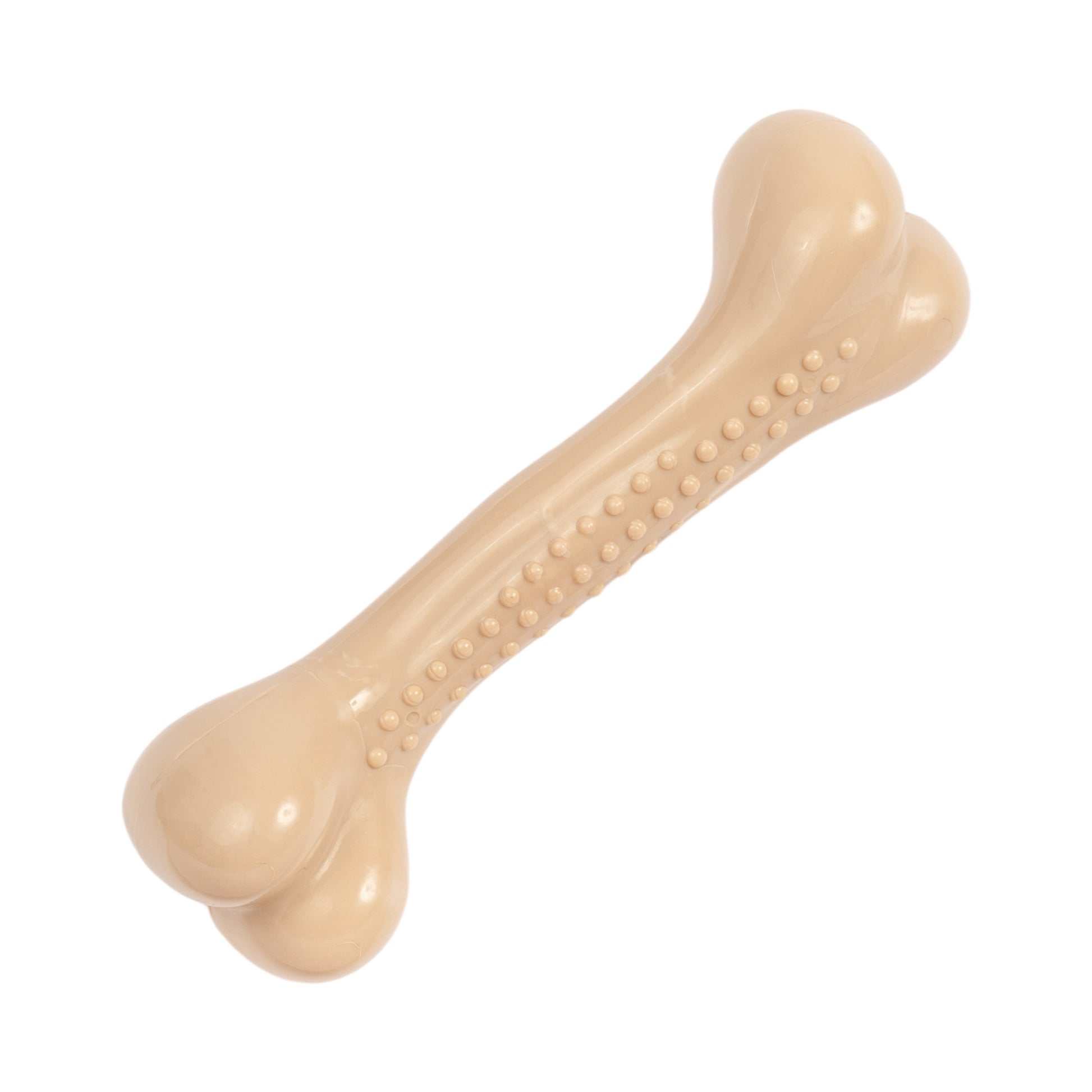 Durable chew toy for aggressive dogs in a bone shape designed for tough chewing sessions