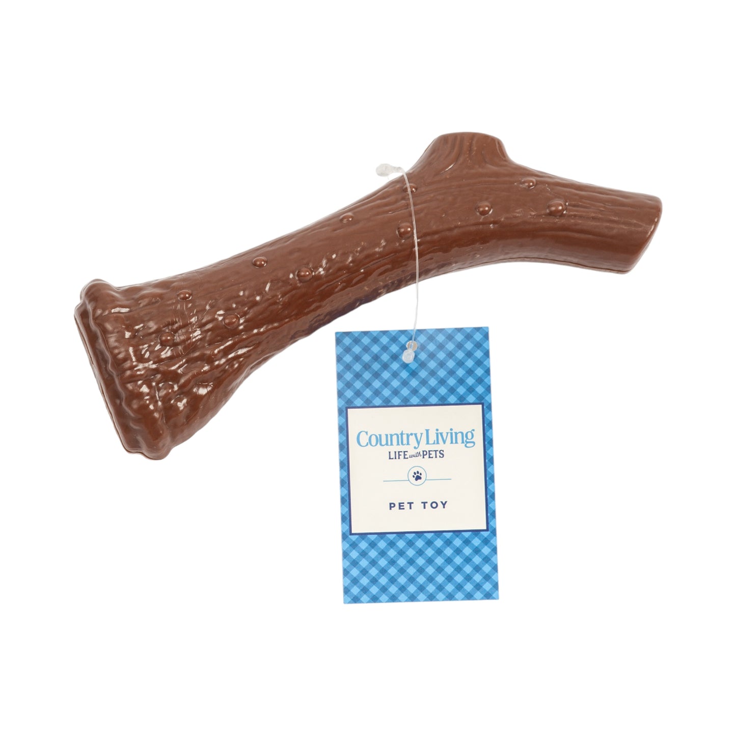 Country Living Pet Toy Durable Dog Chew for Aggressive Chewers Shaped Like a Real Stick