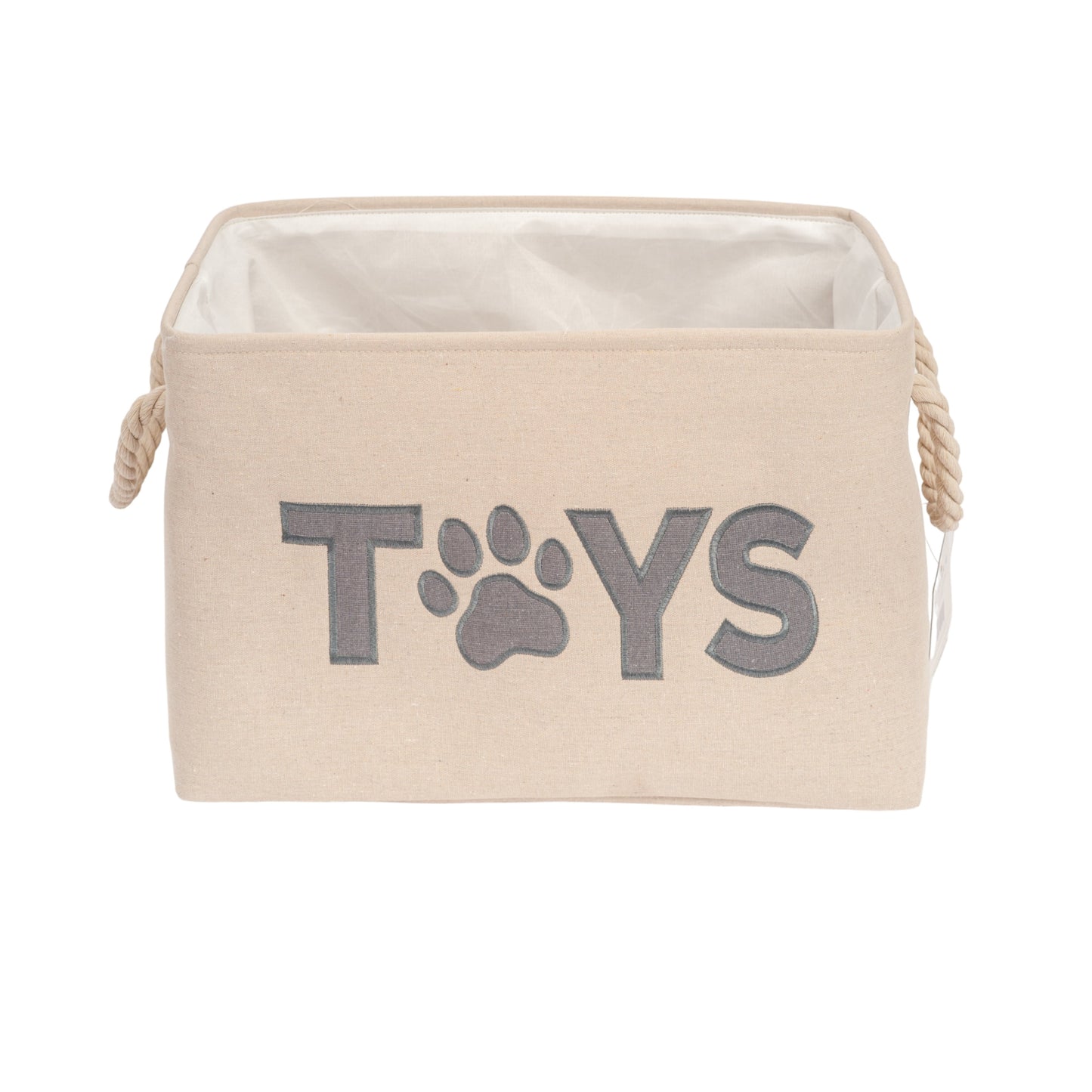 Dog Toy Country Living Foldable Fabric Toy Storage Bin Essen - detail product image for dog toy