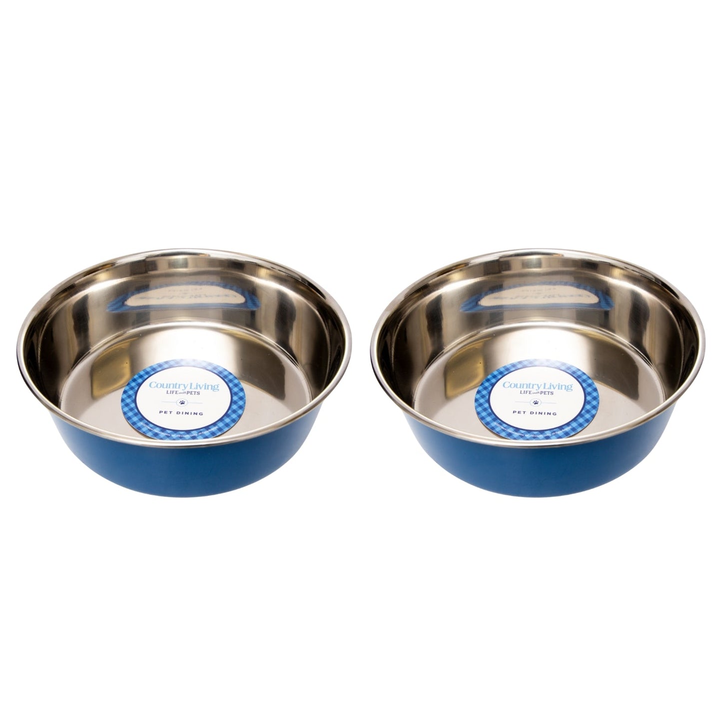Dog Food Country Living Set of Heavy Gauge Stainless Steel - main product image for dog food