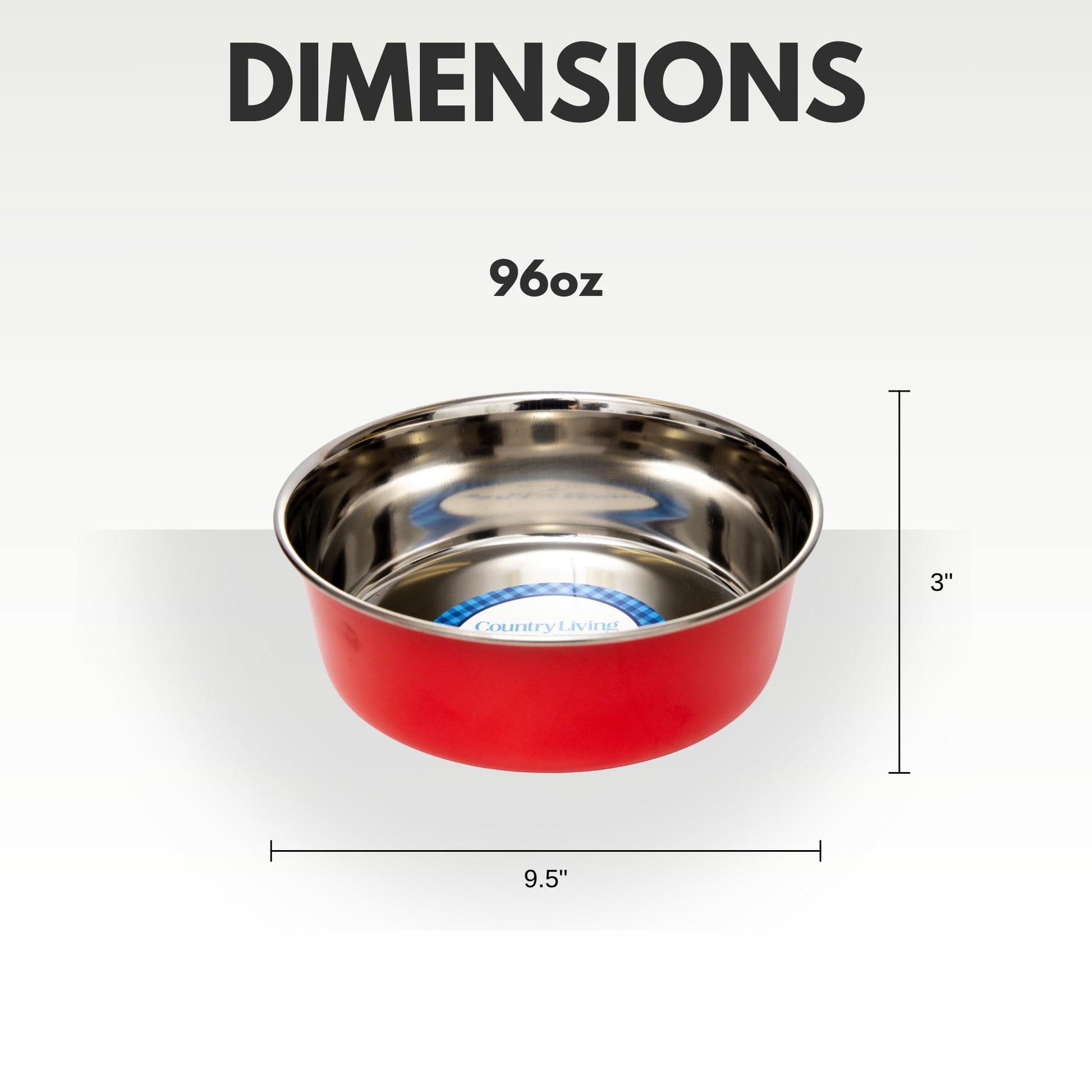 Dog Food Country Living Set of Heavy Gauge Stainless Steel - gallery product image for dog food