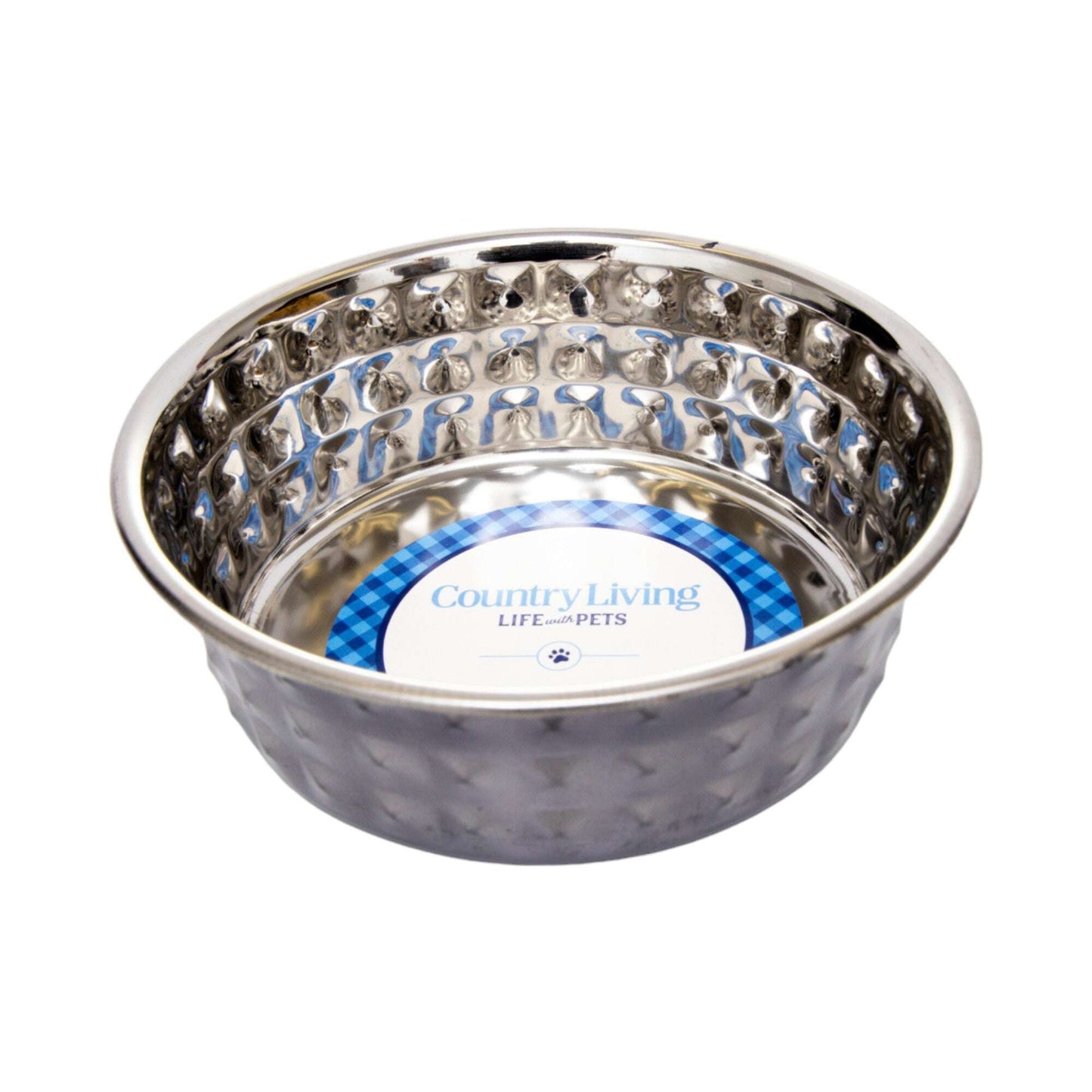 Non-slip stainless steel dog dish set featuring a stylish design by Purrfect Pet Kingdom