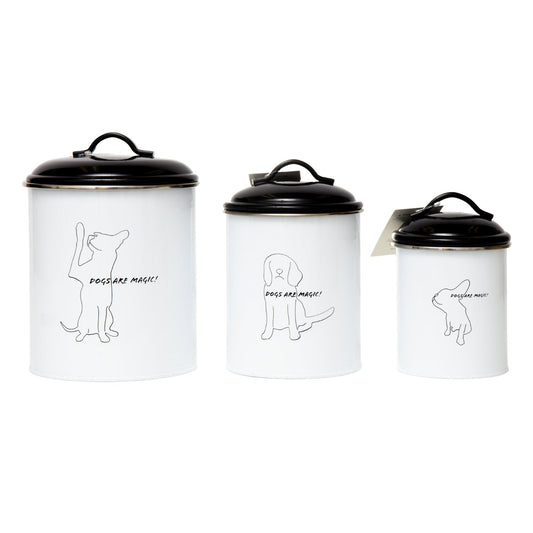 Pet Treats Country Living Set of Treat Storage Canisters - detail product image for pet treats