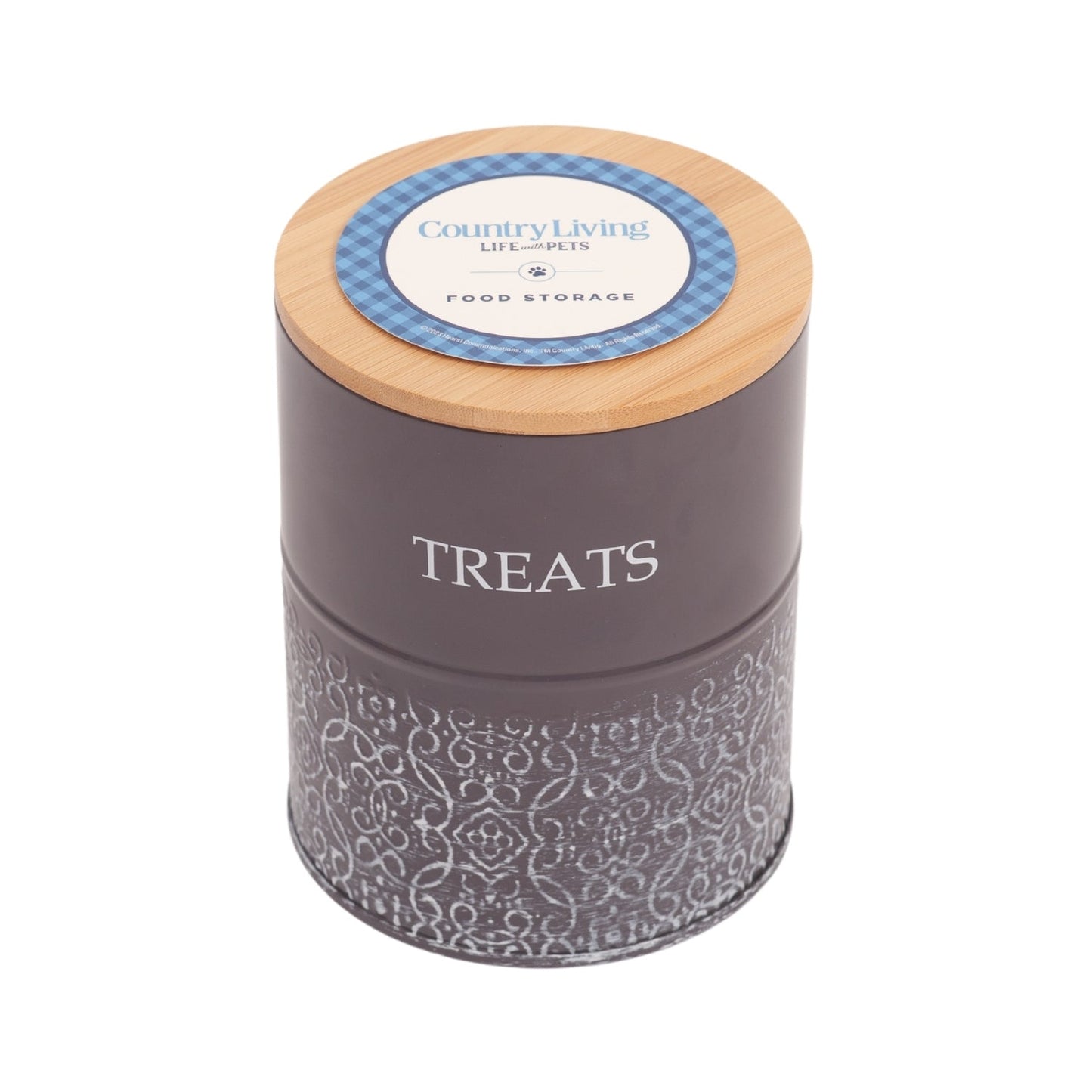 Dog Treats Country Living Treat Canisters Set of Carbon - detail product image for dog treats