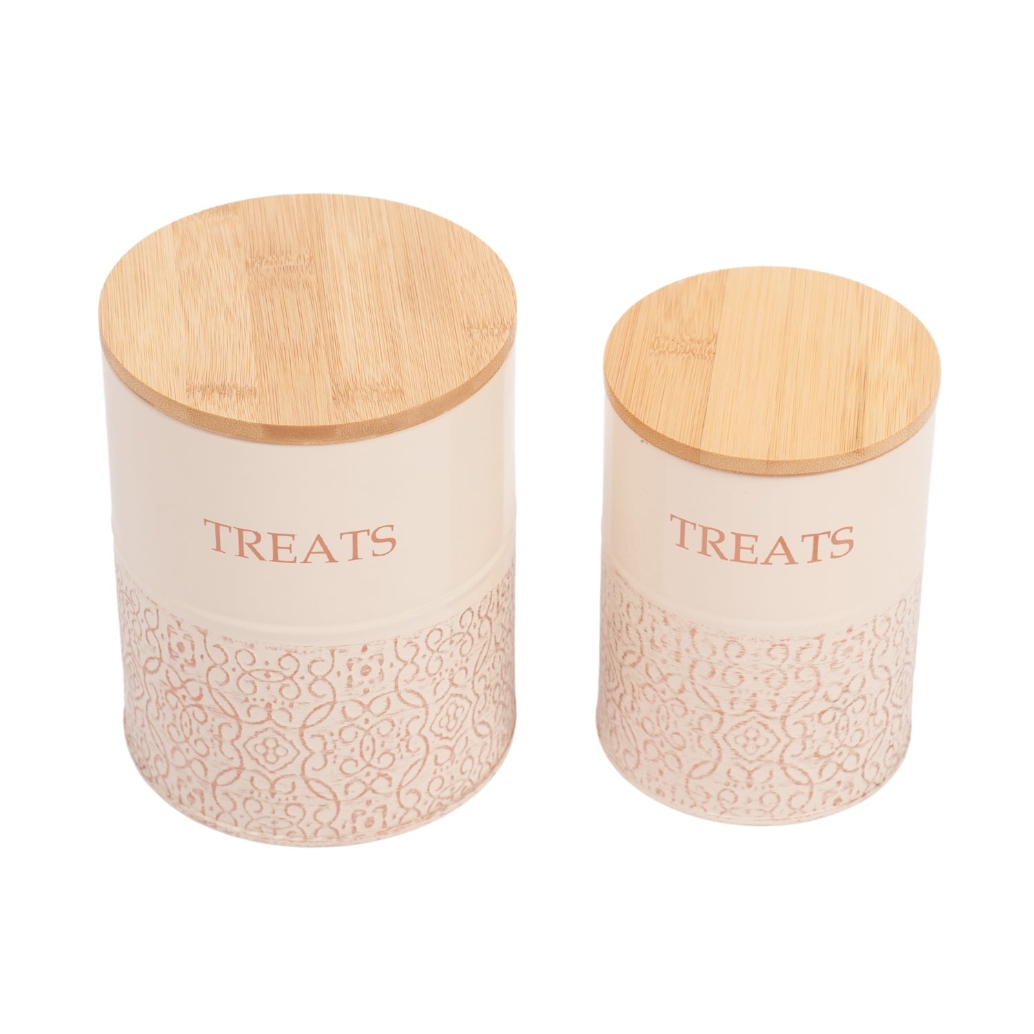 Dog Treats Country Living Treat Canisters Set of Carbon - detail product image for dog treats