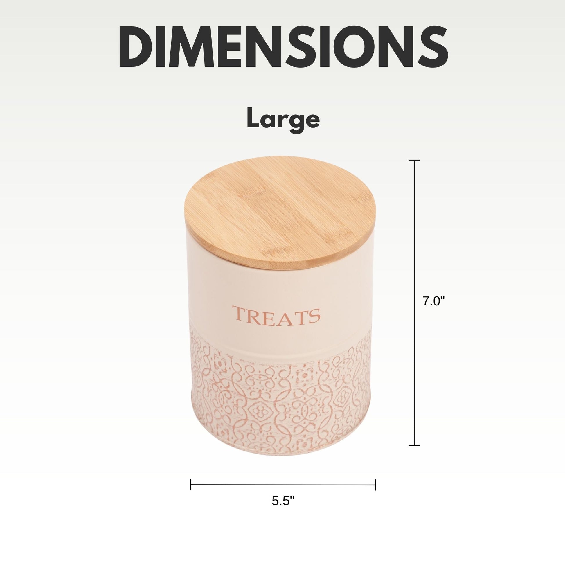Dog Treats Country Living Treat Canisters Set of Carbon - gallery product image for dog treats