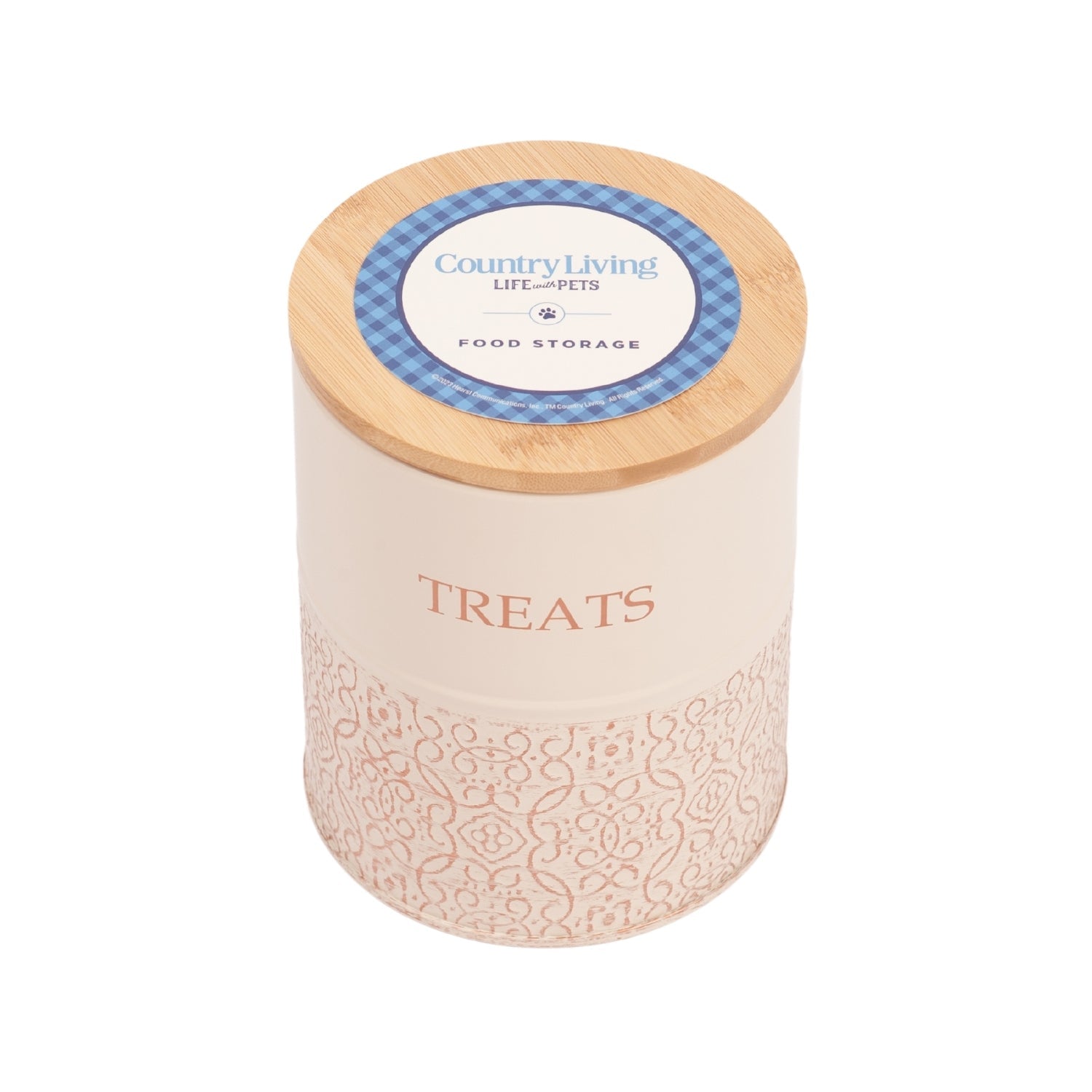 Dog Treats Country Living Treat Canisters Set of Carbon - lifestyle product image for dog treats