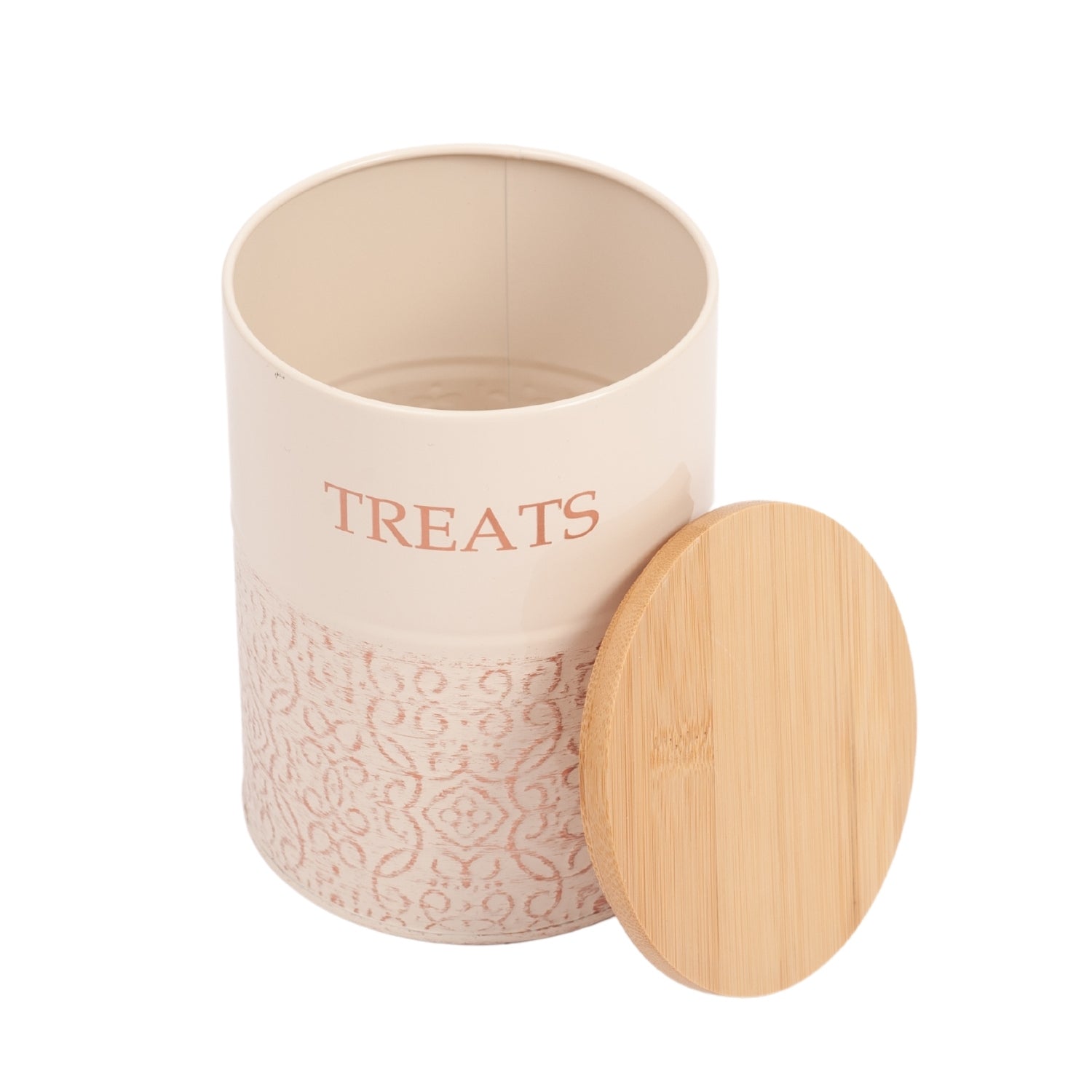 Dog Treats Country Living Treat Canisters Set of Carbon - size and texture image for dog treats
