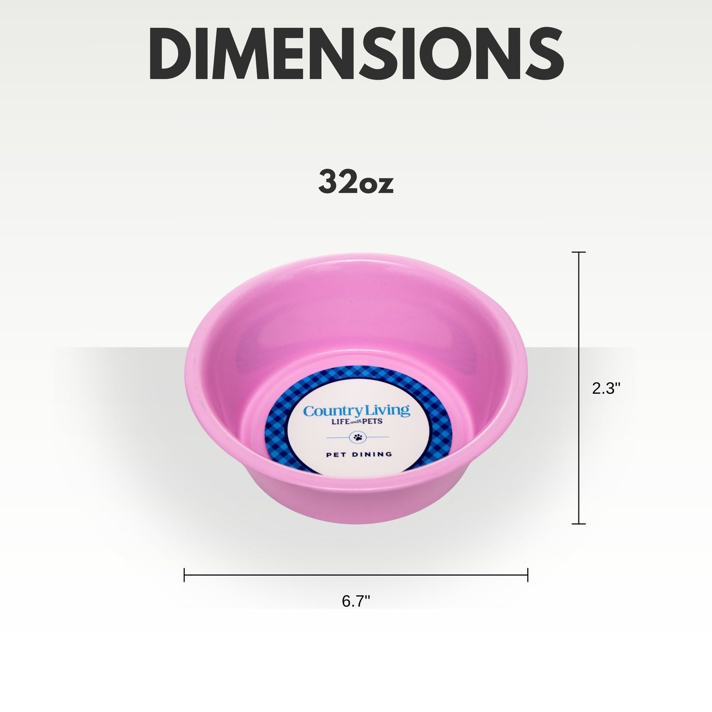 Country Living Set of 2 Coated Stainless Steel Heavy Dog