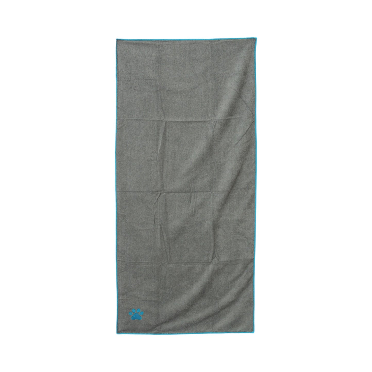Dog Supply Country Living Large Gray Microfiber Bath Towel - lifestyle product image for dog supply