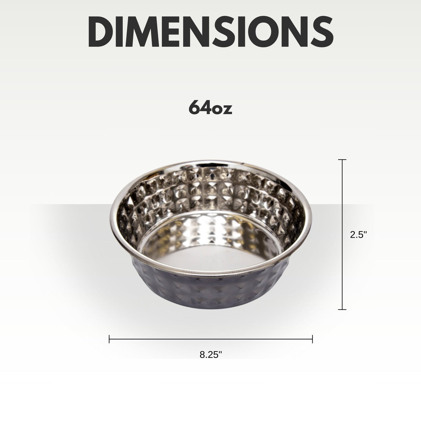 Dog Feeder Country Living Set of Hammered Stainless Steel - gallery product image for dog feeder