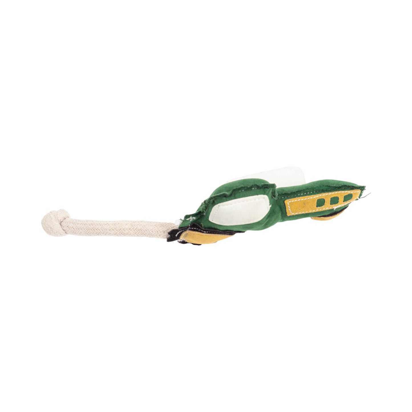 Dog Treats Country Living Faux Leather Green Tractor Chew - lifestyle product image for dog treats