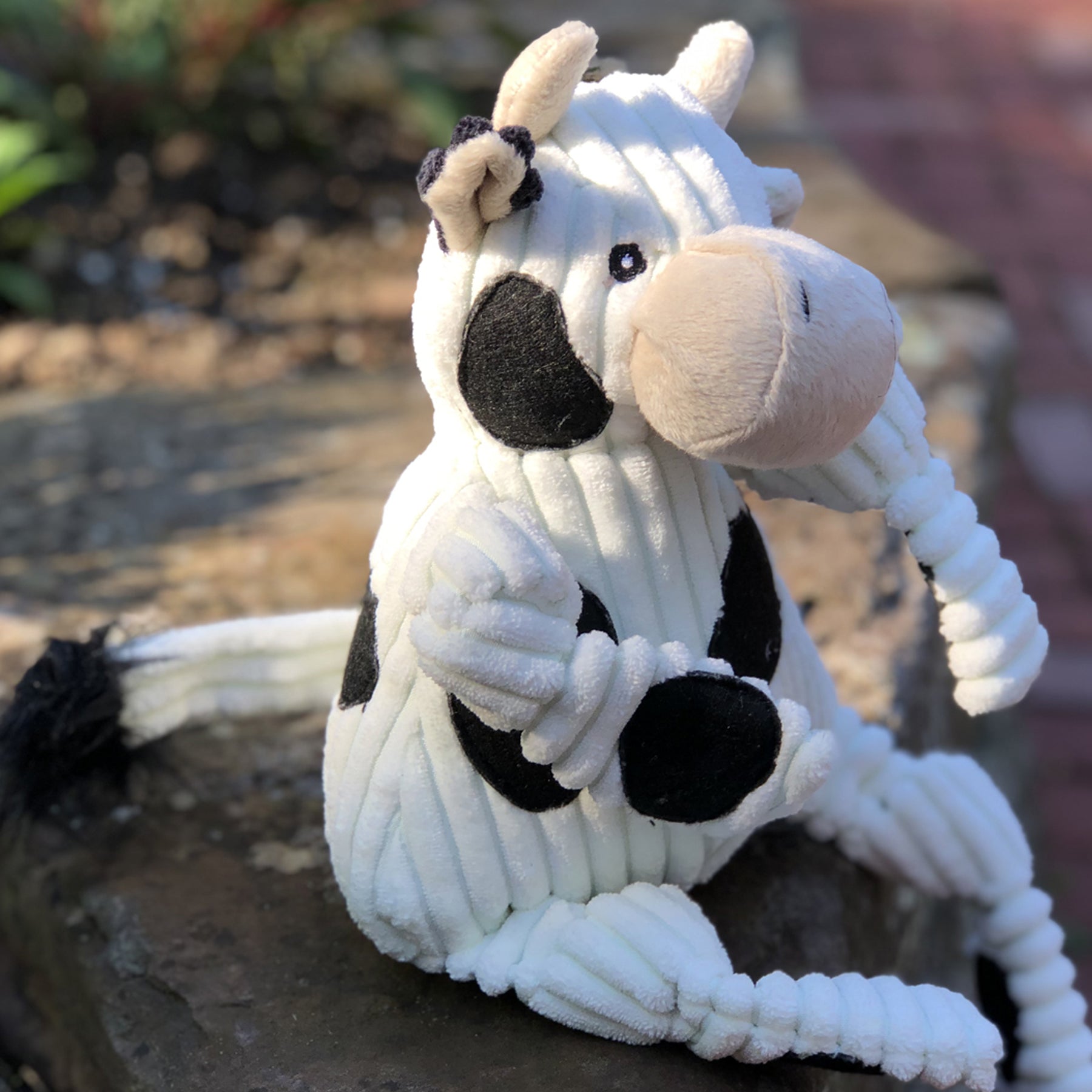 Dog Toy Dottie Cow Knottie Plush Toy for Daily Use Essential - gallery product image for dog toy