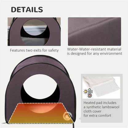 Purrfect Pet Kingdom Cozy Cat House Bed for Royal Cats Purrfect Pet Kingdom