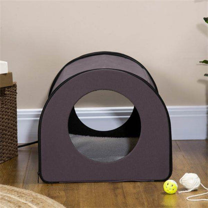 Purrfect Pet Kingdom Cozy Cat House Bed for Royal Cats Purrfect Pet Kingdom