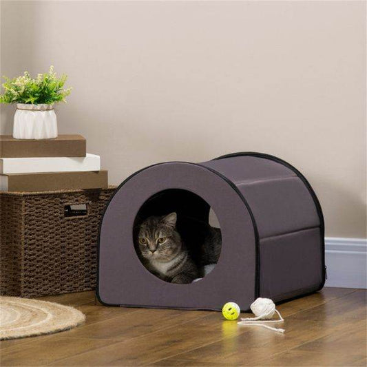 Purrfect Pet Kingdom Cozy Cat House Bed for Royal Cats as picture Purrfect Pet Kingdom