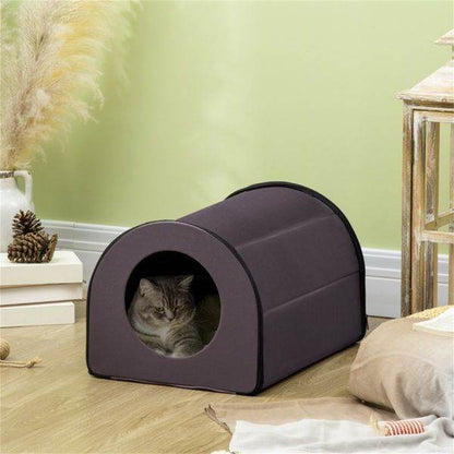 Purrfect Pet Kingdom Cozy Cat House Bed for Royal Cats Purrfect Pet Kingdom
