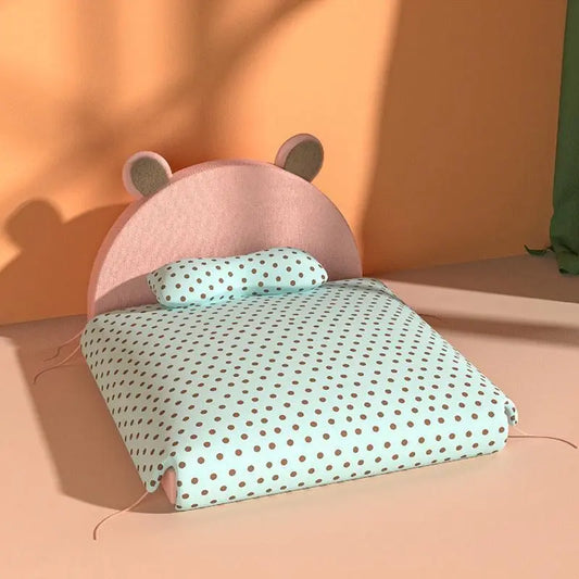 Purrfect Pet Kingdom Cozy Pet Bed for Small Dogs S Pink Purrfect Pet Kingdom