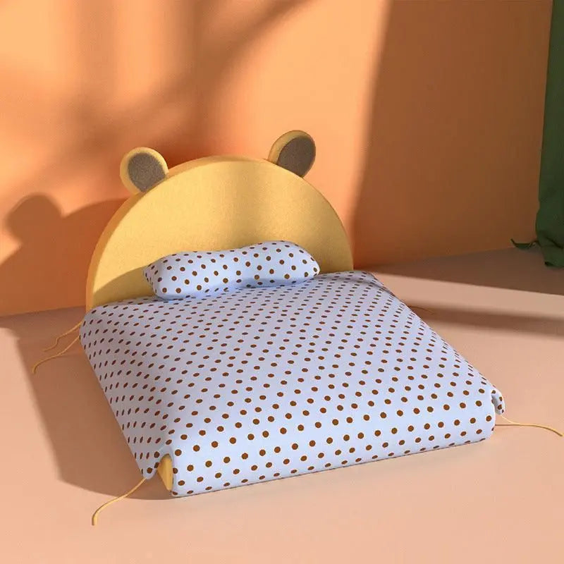 Purrfect Pet Kingdom Cozy Pet Bed for Small Dogs M Yellow Purrfect Pet Kingdom