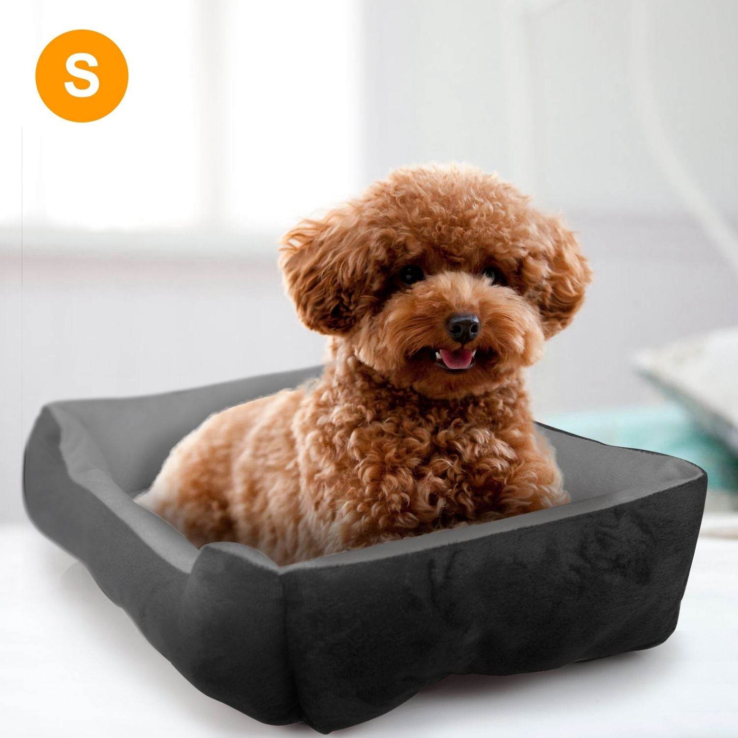 Purrfect Pet Kingdom Cozy Small Dog Bed for Winter Purrfect Pet Kingdom