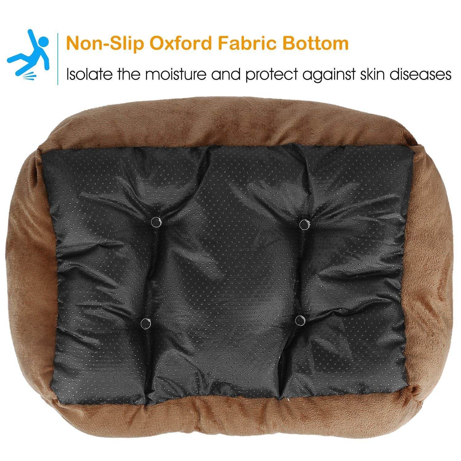 Purrfect Pet Kingdom Cozy Small Dog Bed for Winter Purrfect Pet Kingdom