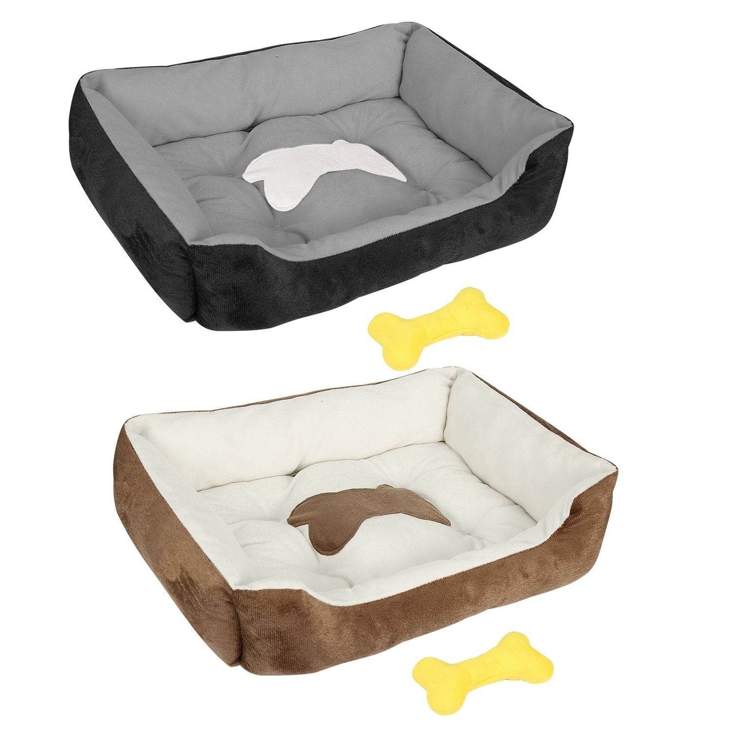 Purrfect Pet Kingdom Cozy Small Dog Bed for Winter Purrfect Pet Kingdom
