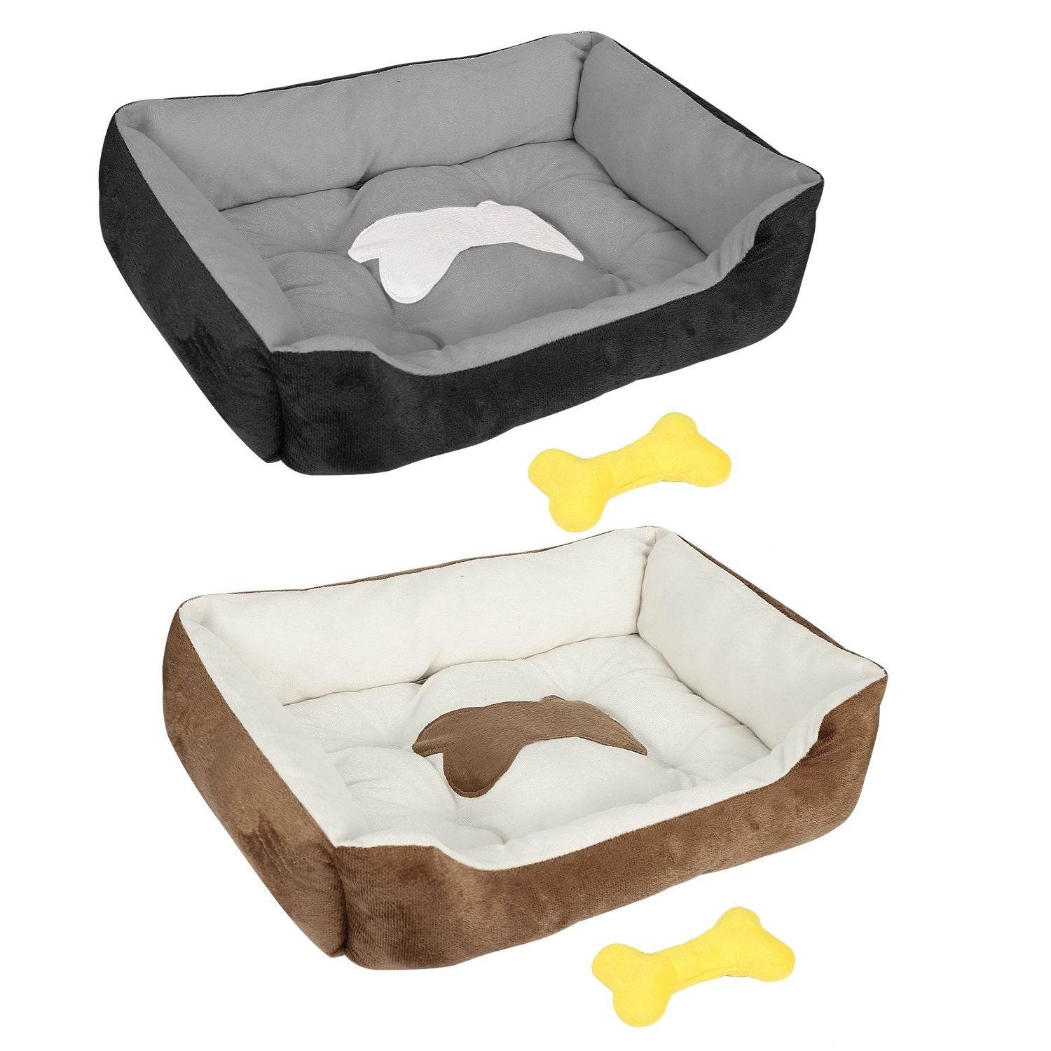 Purrfect Pet Kingdom Cozy Small Dog Bed for Winter Purrfect Pet Kingdom