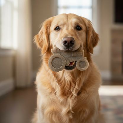 Tractor Nylon Dog Toy for Aggressive Chewers | USA Made |