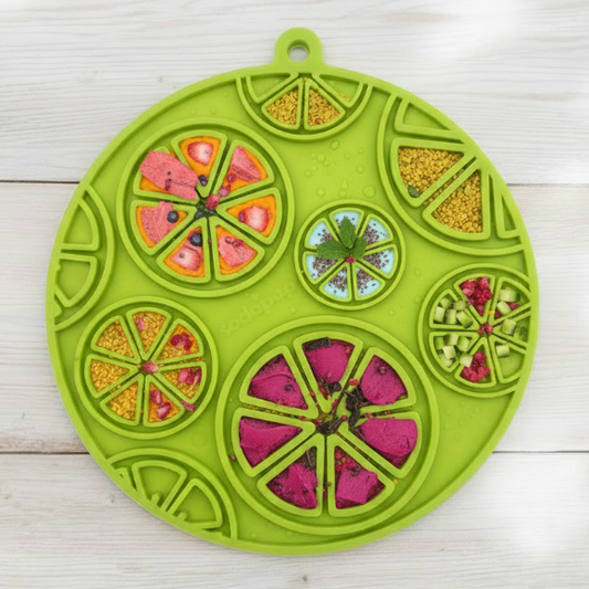 Dog Cat Citrus eMat Enrichment Lick Mat