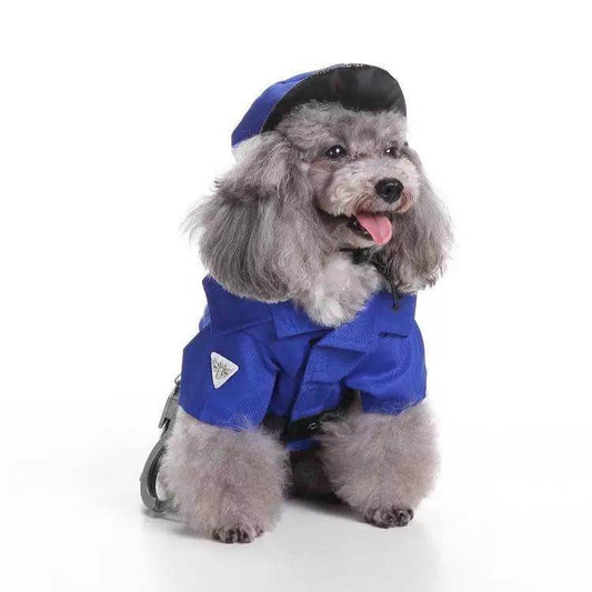 Purrfect Pet Kingdom Cute Dog Dress Up Outfits - Police Costume Purrfect Pet Kingdom