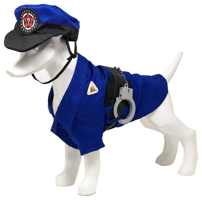 Purrfect Pet Kingdom Cute Dog Dress Up Outfits - Police Costume Purrfect Pet Kingdom