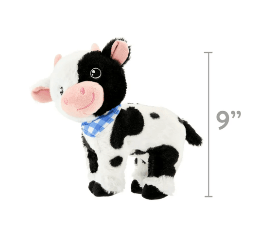 Purrfect Pet Kingdom Cute Stuffed Animal Dog Toy Plush Cow Purrfect Pet Kingdom