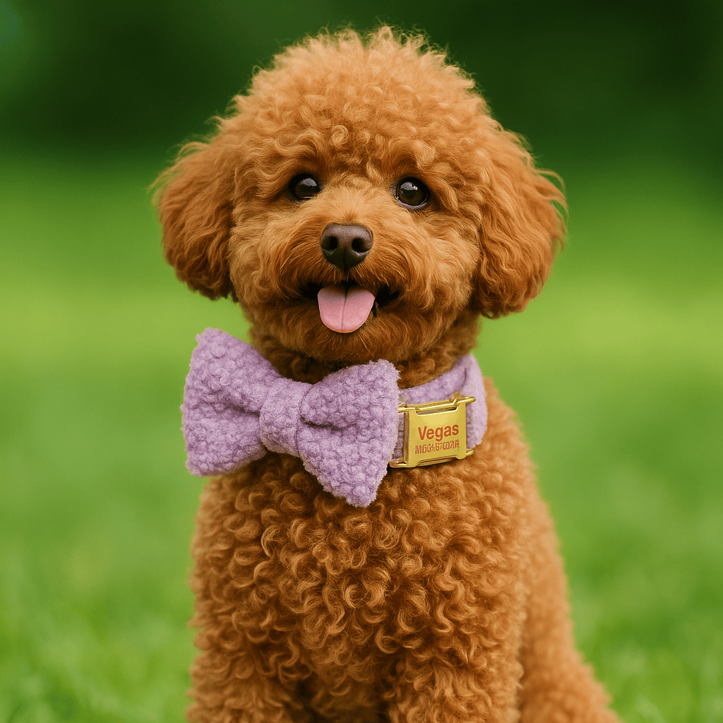 Premium Velvet Dog Harness and Matching Leash Set in Ro