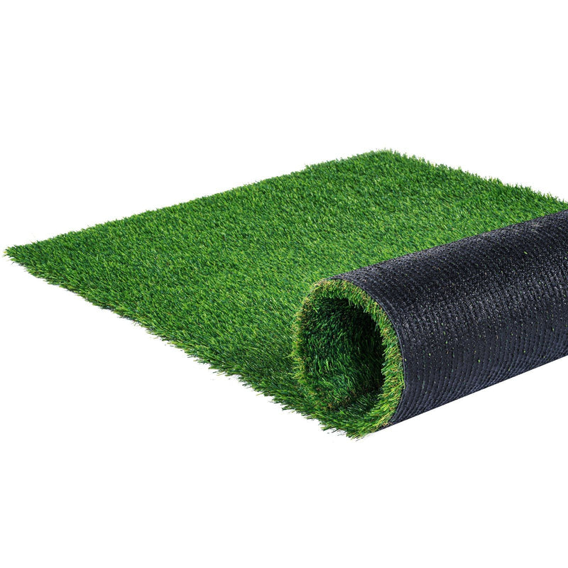 Artifical Grass, 4 x 6 ft Rug Green Turf, 1.38"Fake Door Mat Outdoor Patio Lawn Decoration, Easy to Clean with Drainage Holes, Perfect For Multi-Purpose Home Indoor Entryway Scraper Dog Mats