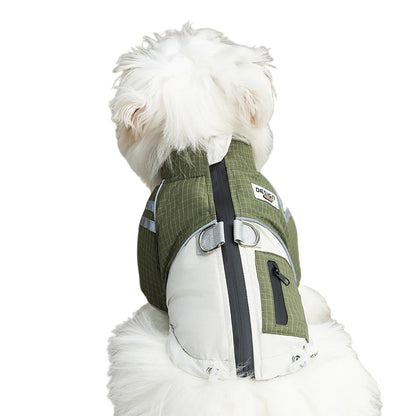 Autumn And Winter Dog, Small And Medium-sized Dog, Checkered