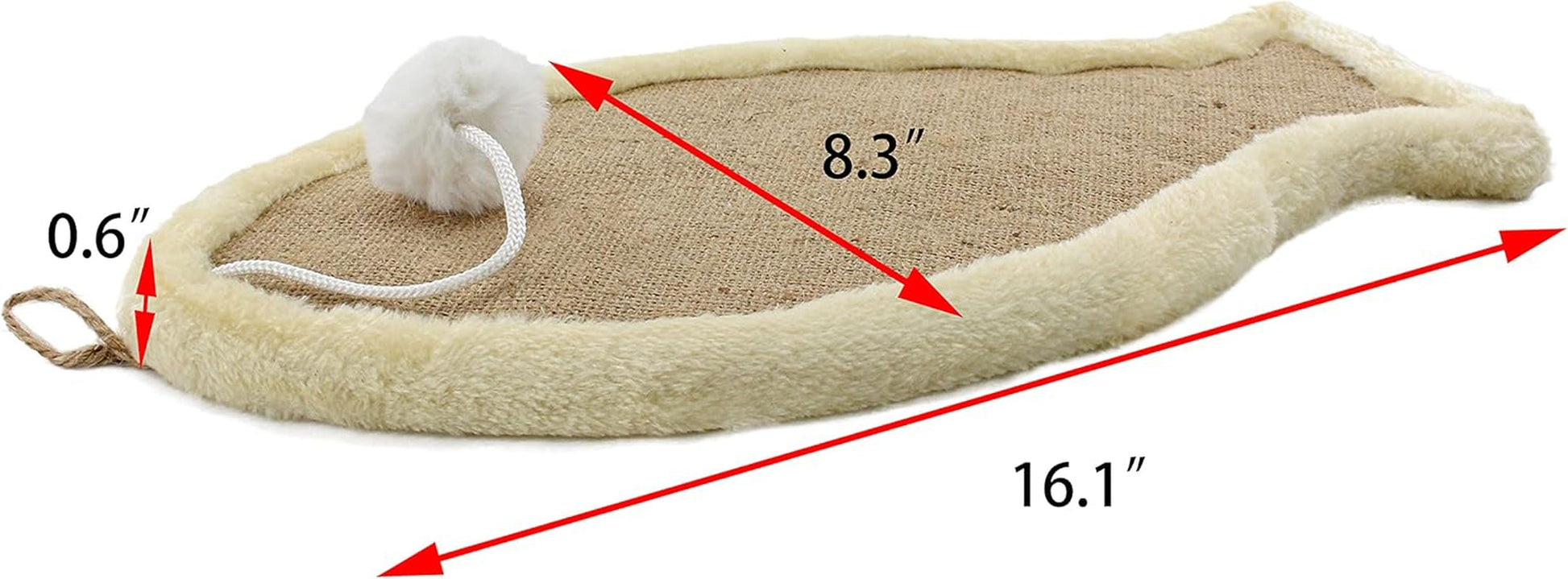 Cat Scratch Pad,Natural Sisal Scratcher Board,Eco - Friendly Cat Scratching Post Floor or Wall ,Furniture Scratch Deterrent Accessories - Elevate Marketplace