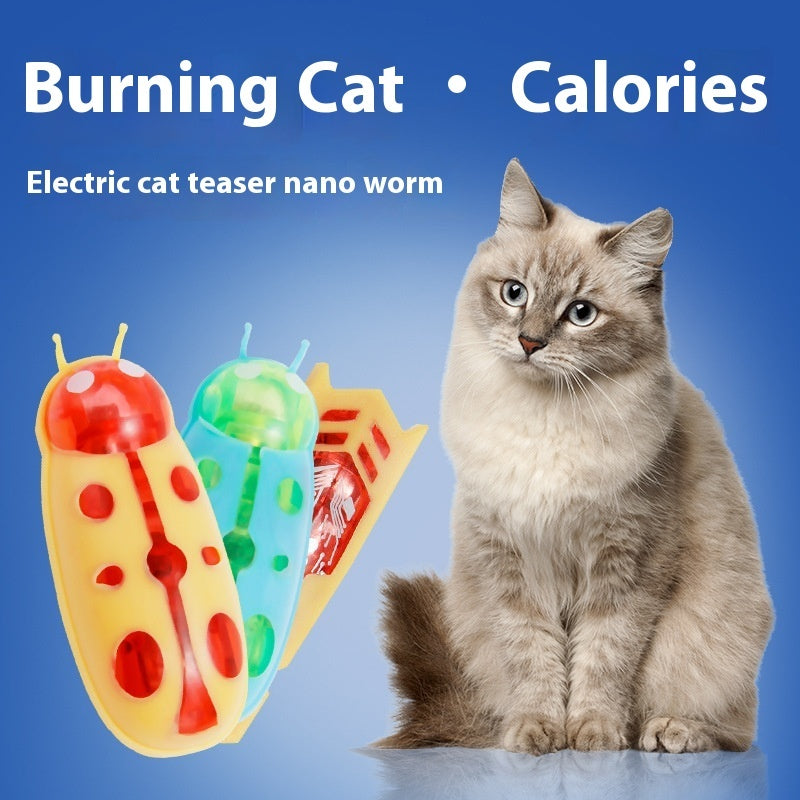 Electric Toothbrush Worm Miniature Nano Jumping Insects Cat